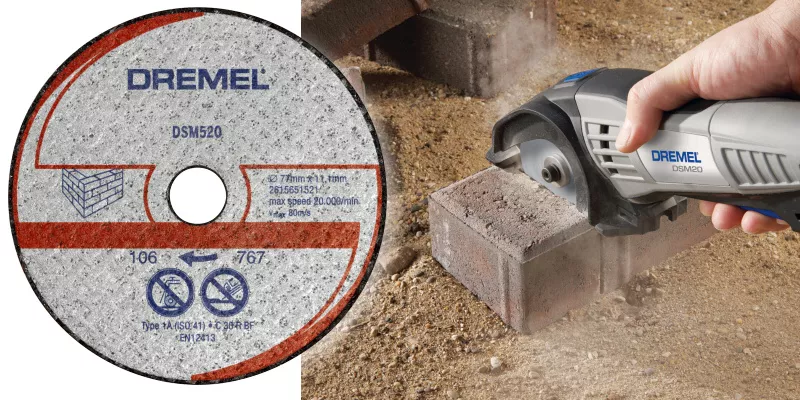 Disque maçonnerie Dremel DSM 520